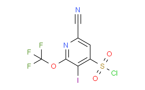 AM214467 | 1804820-94-7 | 6-Cyano-3-iodo-2-(trifluoromethoxy)pyridine-4-sulfonyl chloride