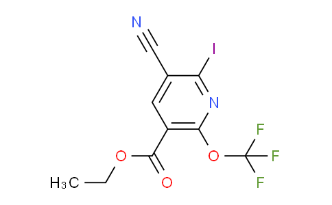 AM214479 | 1804721-34-3 | Ethyl 3-cyano-2-iodo-6-(trifluoromethoxy)pyridine-5-carboxylate