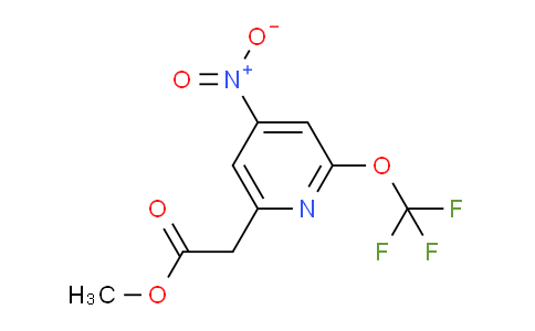 Methyl 4-nitro-2-(trifluoromethoxy)pyridine-6-acetate