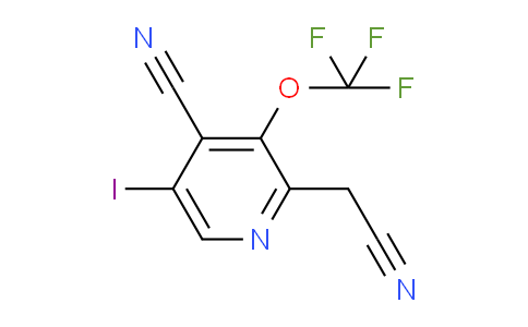 4-Cyano-5-iodo-3-(trifluoromethoxy)pyridine-2-acetonitrile