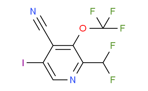 AM214519 | 1804823-67-3 | 4-Cyano-2-(difluoromethyl)-5-iodo-3-(trifluoromethoxy)pyridine