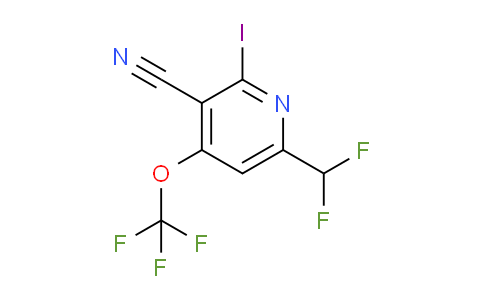 AM214523 | 1803919-84-7 | 3-Cyano-6-(difluoromethyl)-2-iodo-4-(trifluoromethoxy)pyridine