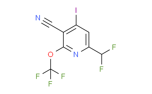 AM214568 | 1804392-62-8 | 3-Cyano-6-(difluoromethyl)-4-iodo-2-(trifluoromethoxy)pyridine