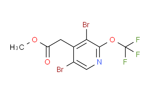 Methyl 3,5-dibromo-2-(trifluoromethoxy)pyridine-4-acetate
