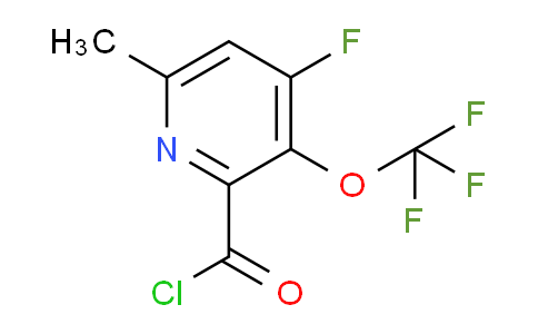 AM214596 | 1804785-18-9 | 4-Fluoro-6-methyl-3-(trifluoromethoxy)pyridine-2-carbonyl chloride