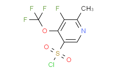 3-Fluoro-2-methyl-4-(trifluoromethoxy)pyridine-5-sulfonyl chloride