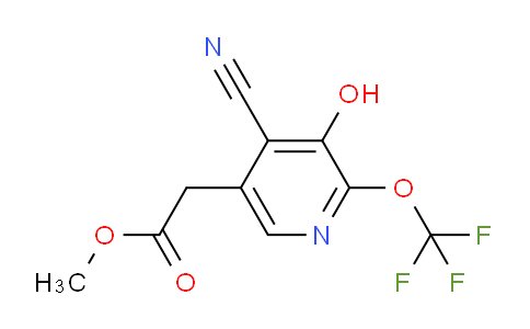 Methyl 4-cyano-3-hydroxy-2-(trifluoromethoxy)pyridine-5-acetate