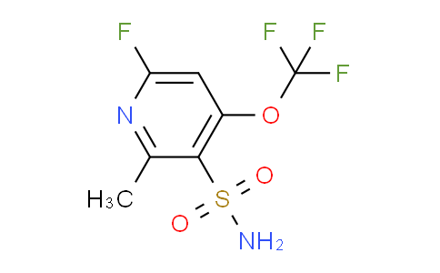 6-Fluoro-2-methyl-4-(trifluoromethoxy)pyridine-3-sulfonamide
