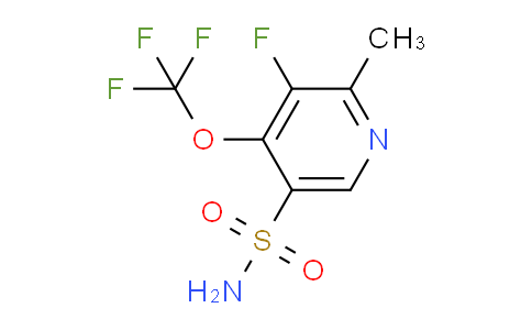 3-Fluoro-2-methyl-4-(trifluoromethoxy)pyridine-5-sulfonamide