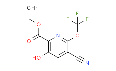 Ethyl 3-cyano-5-hydroxy-2-(trifluoromethoxy)pyridine-6-carboxylate