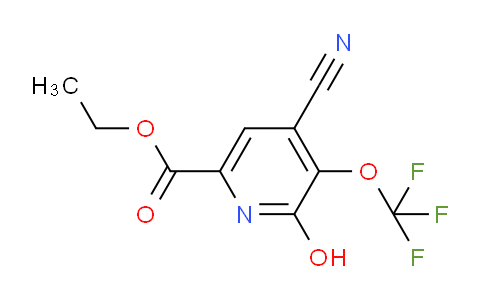 Ethyl 4-cyano-2-hydroxy-3-(trifluoromethoxy)pyridine-6-carboxylate