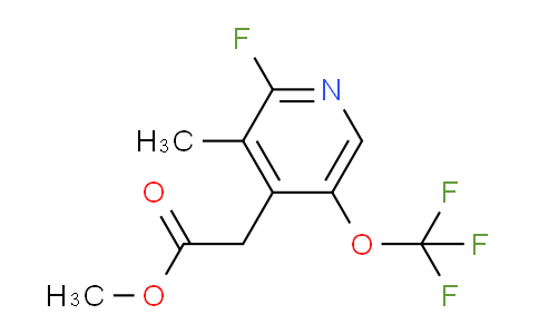 Methyl 2-fluoro-3-methyl-5-(trifluoromethoxy)pyridine-4-acetate