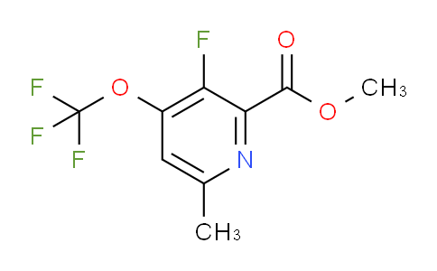 AM214645 | 1804333-00-3 | Methyl 3-fluoro-6-methyl-4-(trifluoromethoxy)pyridine-2-carboxylate