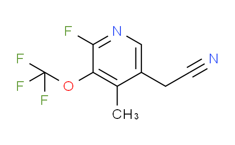 AM214667 | 1804622-29-4 | 2-Fluoro-4-methyl-3-(trifluoromethoxy)pyridine-5-acetonitrile