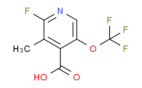 2-Fluoro-3-methyl-5-(trifluoromethoxy)pyridine-4-carboxylic acid
