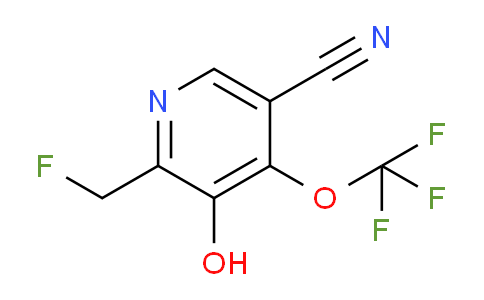 5-Cyano-2-(fluoromethyl)-3-hydroxy-4-(trifluoromethoxy)pyridine