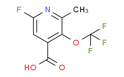 6-Fluoro-2-methyl-3-(trifluoromethoxy)pyridine-4-carboxylic acid