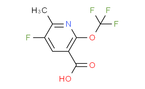 3-Fluoro-2-methyl-6-(trifluoromethoxy)pyridine-5-carboxylic acid