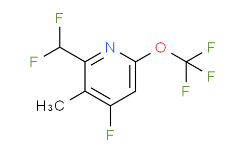 2-(Difluoromethyl)-4-fluoro-3-methyl-6-(trifluoromethoxy)pyridine