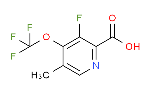AM214686 | 1804825-82-8 | 3-Fluoro-5-methyl-4-(trifluoromethoxy)pyridine-2-carboxylic acid