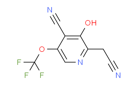 4-Cyano-3-hydroxy-5-(trifluoromethoxy)pyridine-2-acetonitrile