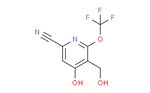 6-Cyano-4-hydroxy-2-(trifluoromethoxy)pyridine-3-methanol