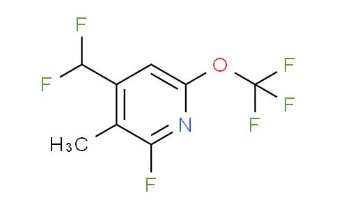 4-(Difluoromethyl)-2-fluoro-3-methyl-6-(trifluoromethoxy)pyridine