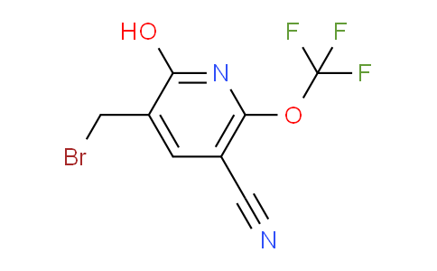 3-(Bromomethyl)-5-cyano-2-hydroxy-6-(trifluoromethoxy)pyridine