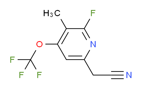 AM214702 | 1806182-47-7 | 2-Fluoro-3-methyl-4-(trifluoromethoxy)pyridine-6-acetonitrile