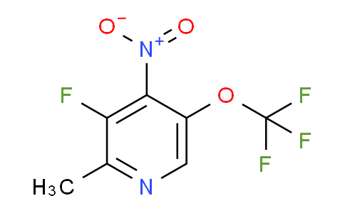 3-Fluoro-2-methyl-4-nitro-5-(trifluoromethoxy)pyridine