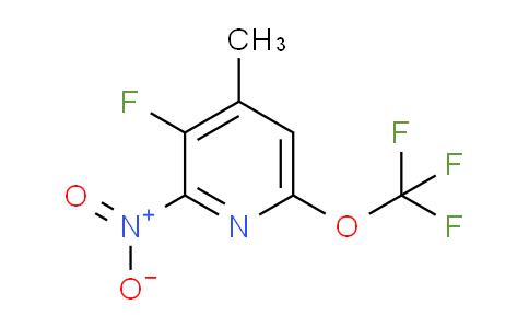3-Fluoro-4-methyl-2-nitro-6-(trifluoromethoxy)pyridine