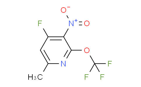 4-Fluoro-6-methyl-3-nitro-2-(trifluoromethoxy)pyridine