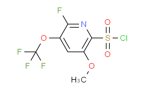 AM214745 | 1804628-69-0 | 2-Fluoro-5-methoxy-3-(trifluoromethoxy)pyridine-6-sulfonyl chloride