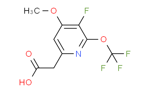 AM214757 | 1806179-31-6 | 3-Fluoro-4-methoxy-2-(trifluoromethoxy)pyridine-6-acetic acid