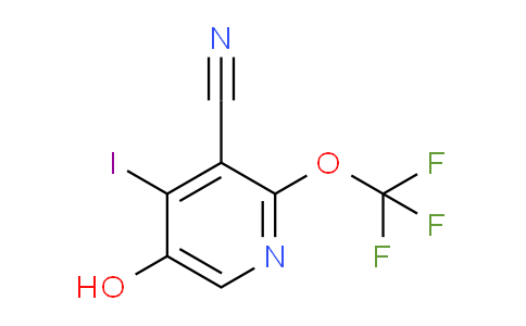 3-Cyano-5-hydroxy-4-iodo-2-(trifluoromethoxy)pyridine