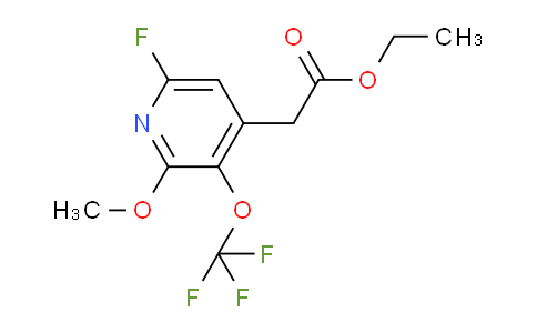 Ethyl 6-fluoro-2-methoxy-3-(trifluoromethoxy)pyridine-4-acetate