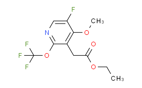 AM214768 | 1804745-93-4 | Ethyl 5-fluoro-4-methoxy-2-(trifluoromethoxy)pyridine-3-acetate