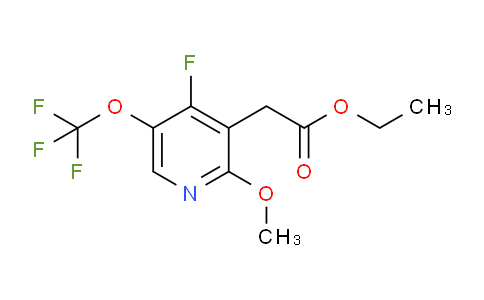 Ethyl 4-fluoro-2-methoxy-5-(trifluoromethoxy)pyridine-3-acetate