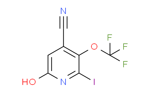 4-Cyano-6-hydroxy-2-iodo-3-(trifluoromethoxy)pyridine