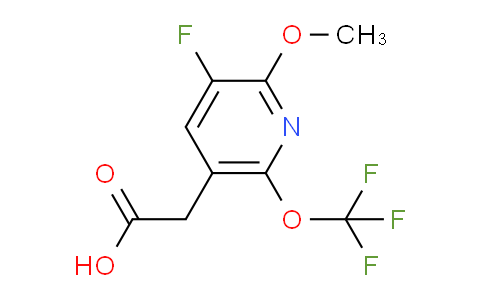 3-Fluoro-2-methoxy-6-(trifluoromethoxy)pyridine-5-acetic acid