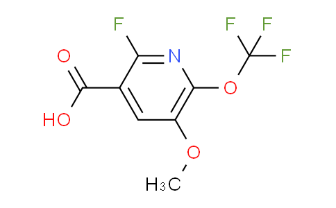 AM214786 | 1804328-27-5 | 2-Fluoro-5-methoxy-6-(trifluoromethoxy)pyridine-3-carboxylic acid