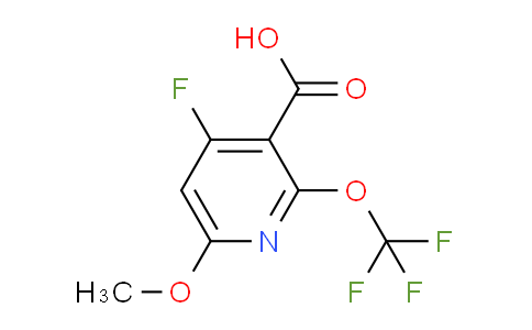 AM214788 | 1805954-26-0 | 4-Fluoro-6-methoxy-2-(trifluoromethoxy)pyridine-3-carboxylic acid