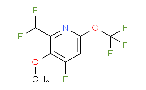 AM214829 | 1804302-84-8 | 2-(Difluoromethyl)-4-fluoro-3-methoxy-6-(trifluoromethoxy)pyridine