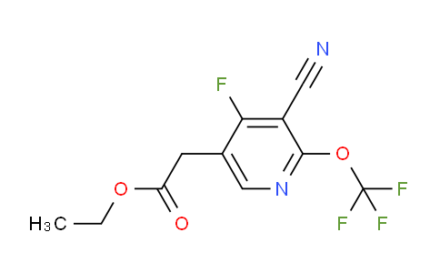 AM214837 | 1806213-85-3 | Ethyl 3-cyano-4-fluoro-2-(trifluoromethoxy)pyridine-5-acetate
