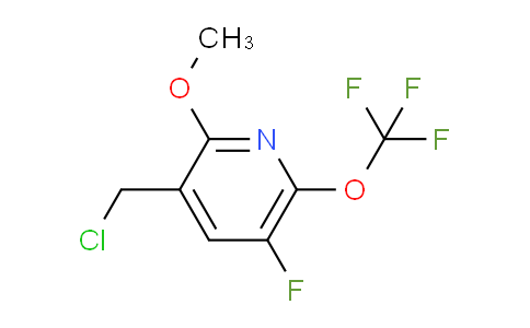 3-(Chloromethyl)-5-fluoro-2-methoxy-6-(trifluoromethoxy)pyridine