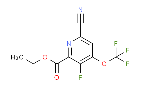 AM214863 | 1804786-24-0 | Ethyl 6-cyano-3-fluoro-4-(trifluoromethoxy)pyridine-2-carboxylate