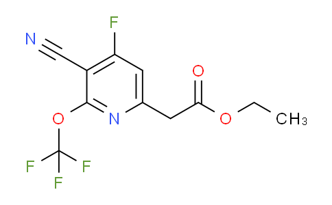 AM214885 | 1803652-72-3 | Ethyl 3-cyano-4-fluoro-2-(trifluoromethoxy)pyridine-6-acetate