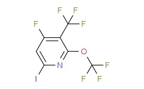 4-Fluoro-6-iodo-2-(trifluoromethoxy)-3-(trifluoromethyl)pyridine