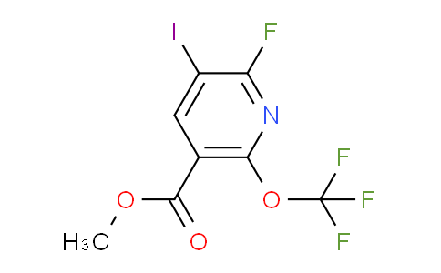 Methyl 2-fluoro-3-iodo-6-(trifluoromethoxy)pyridine-5-carboxylate