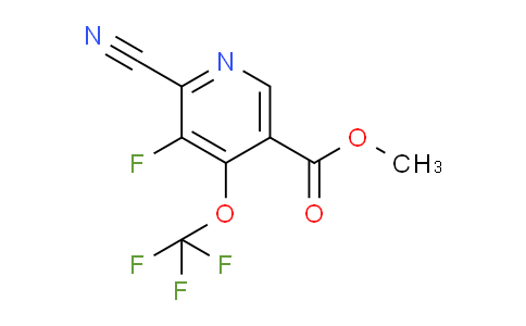 Methyl 2-cyano-3-fluoro-4-(trifluoromethoxy)pyridine-5-carboxylate